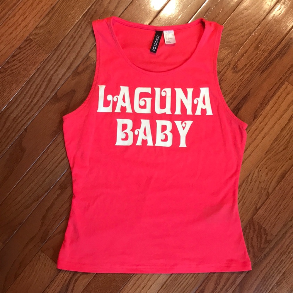 Laguna baby pink tank top